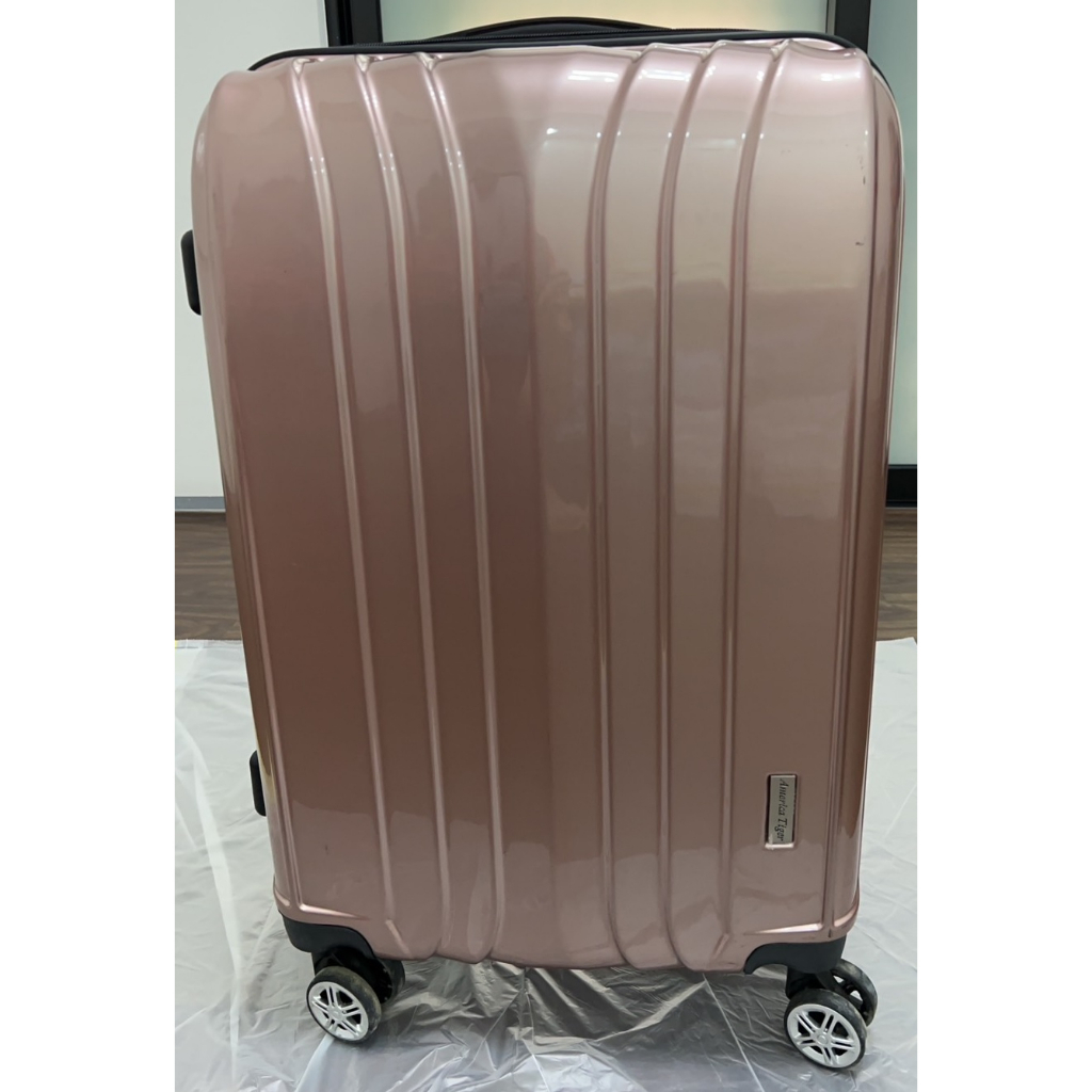 [直購1000] America Tiger 22吋硬殼行李箱 旅行箱 玫瑰金