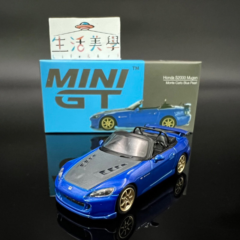 【生活美學】👏現貨秒出 1/64 Mini GT Honda S2000 Mugen #493 本田 敞篷 模型車