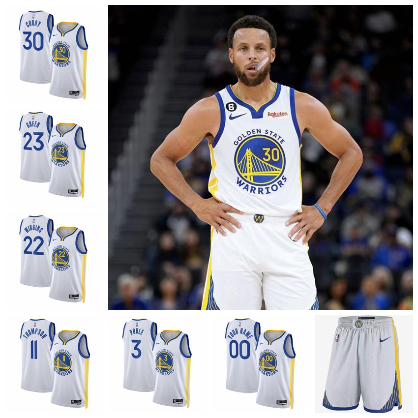 勇士隊 2023 NBA warriors 高品質 球迷版 SW 球衣 男 籃球運動上衣 curry 球衣 球褲 柯瑞