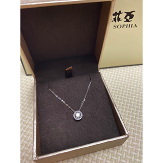 SOPHIA蘇菲亞 20分（0.23）鑽石K金項鍊 9.9成新