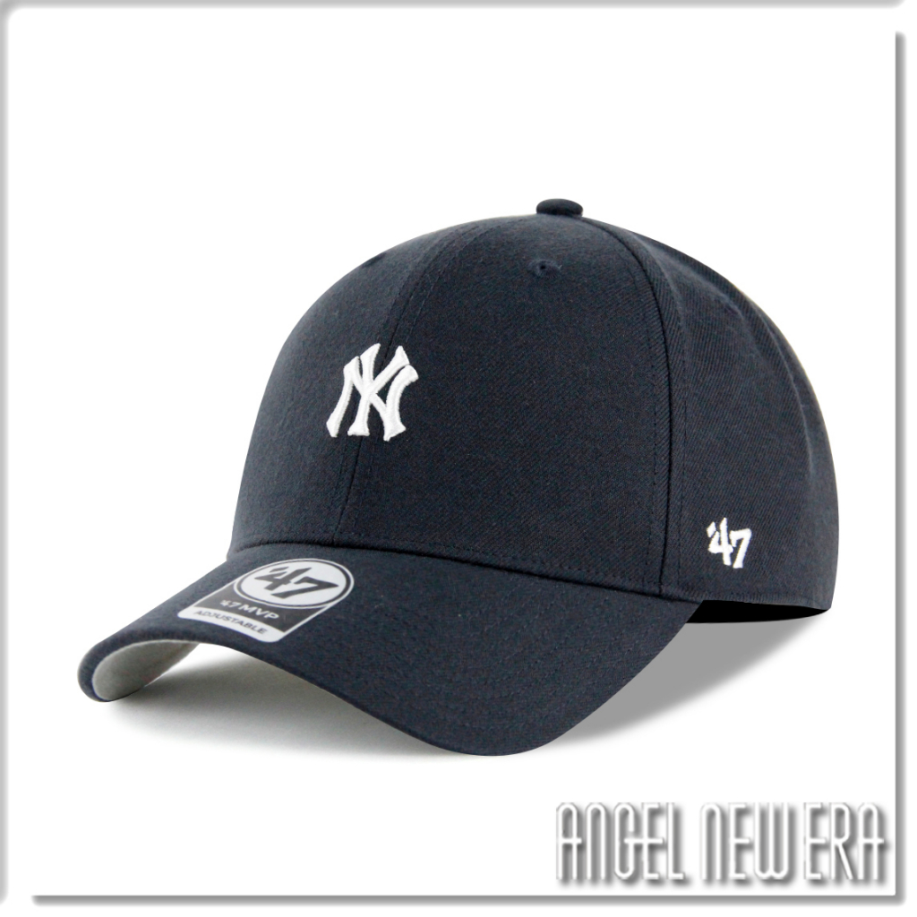 【ANGEL NEW ERA】47 brand MLB NY 紐約 洋基 丈青色 小標 硬版 老帽 棒球帽 穿搭 潮流