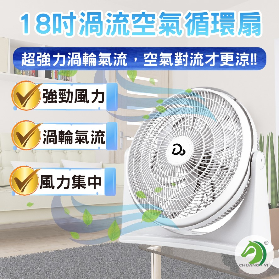 ❤18吋渦流空氣循環扇🐴台灣快速出貨🐴冷氣扇 涼風扇 電風扇 冰涼扇 大風扇 風扇 電扇 桌扇 超強風力 移動式風扇