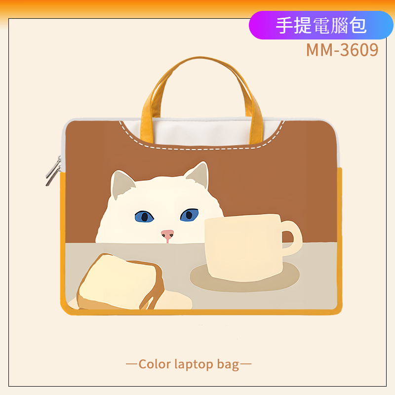 《韓國ins風》可愛小貓咪 筆電內袋13吋 筆電包 刺繡iPad11寸平板包 15.6寸筆記本電腦包 平板包筆記型電腦
