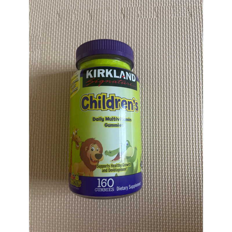 Kirkland signature 科克蘭 兒童維他命軟糖 160顆 2歲以上 可食用