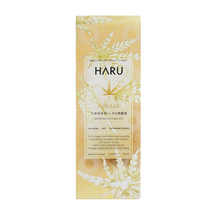 HARU-INDULGE-大麻煙醯胺熱感煥白水溶性潤滑液 155ml || 水溶性潤滑 潤滑液