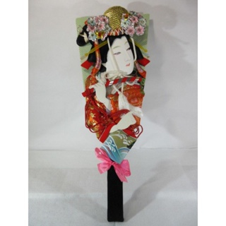 老件 羽子板 日本藝妓 擺飾