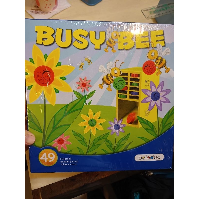 降價出清~ 全新 Beleduc 貝樂多 Busy bee 兒童教具 實木教具 遊戲