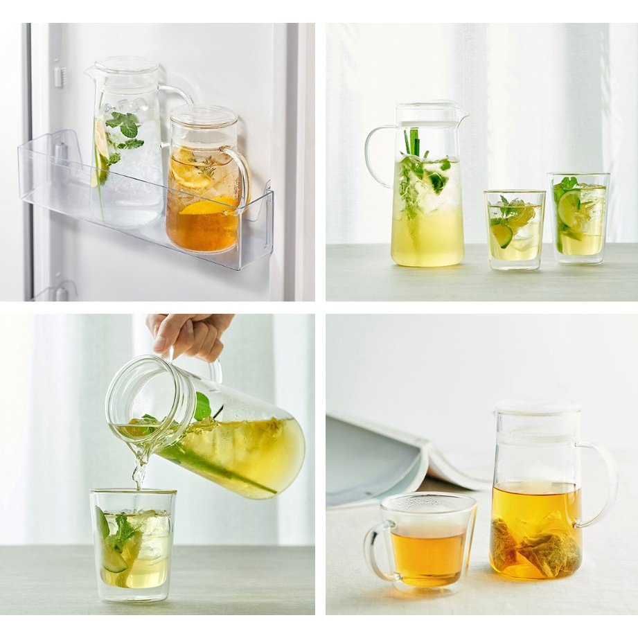 【代購】 無印良品 MUJI 耐熱玻璃水壺 0.7L 1L 茶壺 透明水壺