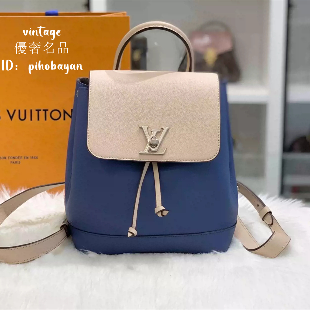 Louis Vuitton Pink Mini Lockme Backpack Leather Pony-style calfskin  ref.947869 - Joli Closet