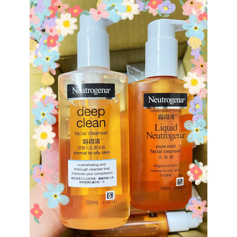 Neutrogena 露得清 深層毛孔潔淨露200ML / 洗面露無香精150ml ✨日期至2025