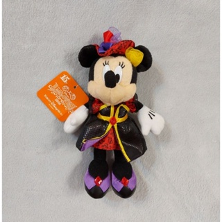 全新 日本迪士尼樂園 15週年 2016年 萬聖節米妮別針吊飾小玩偶 15周年 minnie洋裝禮服包包掛飾小娃娃擺飾