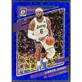 NBA 球員卡 LeBron James 2021-22 Donruss Optic Blue Velocity 亮面