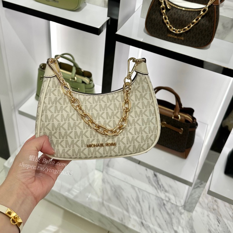 美國代購🇺🇸 現貨 MICHAEL KORS MK 迷你 麻將包 條鏈包 側背包