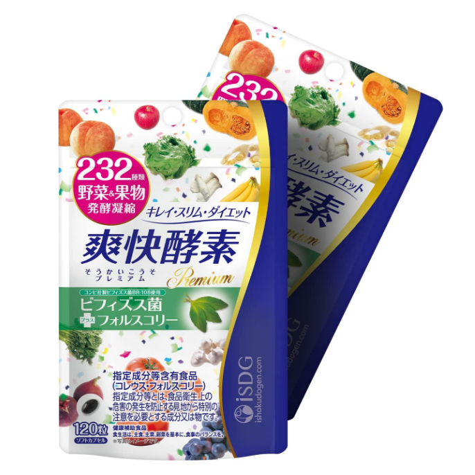 【現貨】日本進口 正品 醫食同源 iSDG 爽快酵素 120粒 比菲德氏菌 BR-108