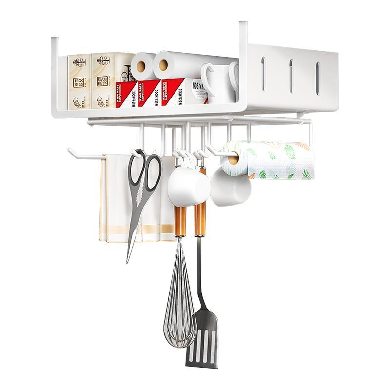 YAON雅居 收納掛籃 廚房下掛鉤 吊櫃分層下掛架 家用櫥櫃儲物架 櫃內懸掛下掛鉤置物架