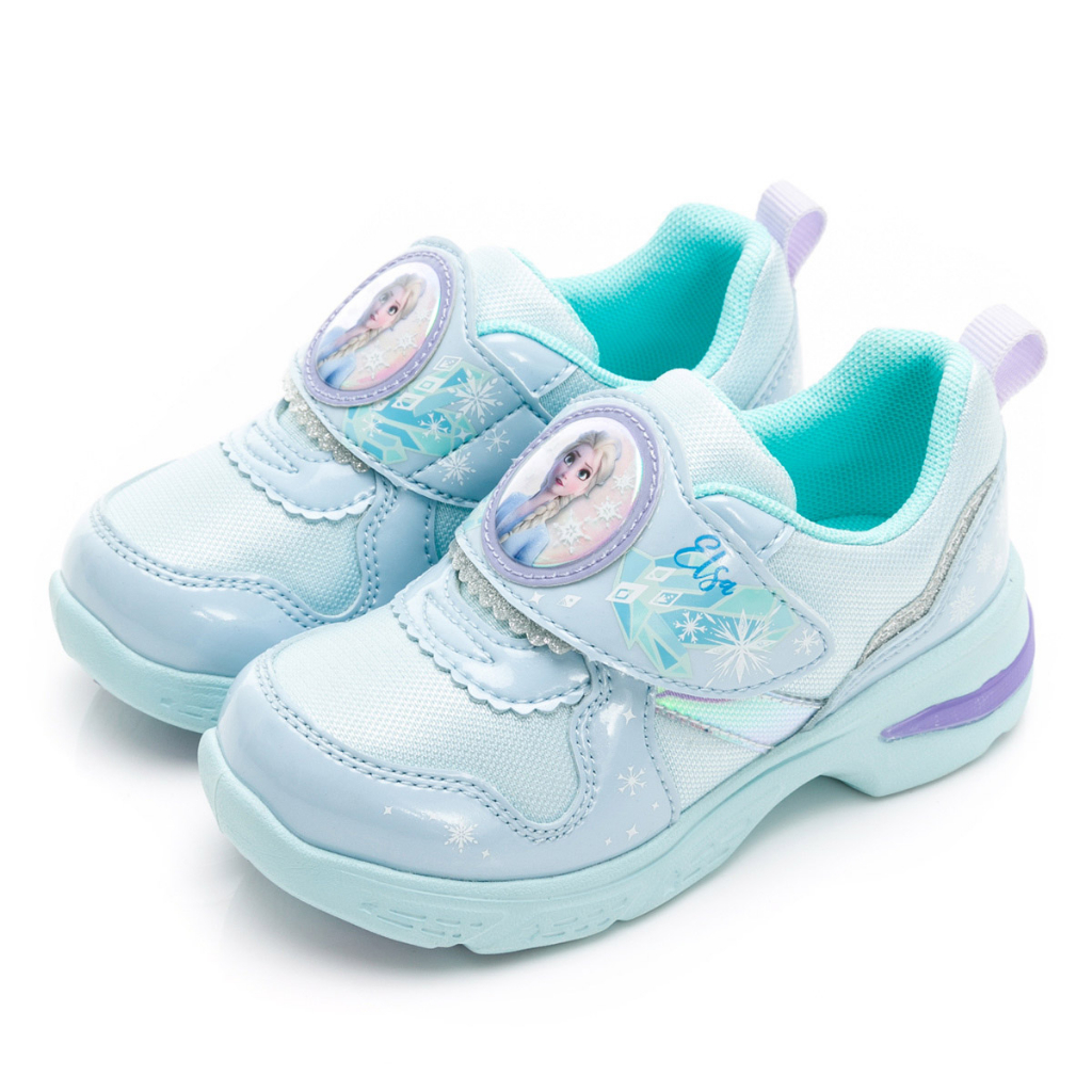 【維玥體育】日本 Moonstar 月星 DN DNC13039 冰雪奇緣電燈鞋 淺藍 童鞋 兒童鞋 運動鞋 布鞋
