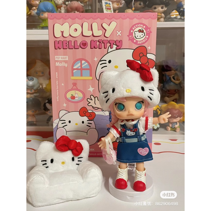 預購❤️ MOLLY X HELLO KITTY  可動人偶 BJD 泡泡瑪特 POPMART 禮物