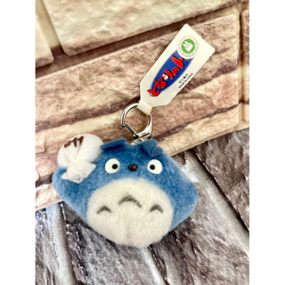 【© Studio Ghibli 吉卜力】宮崎駿 Totoro 藍色龍貓 豆豆龍 絨毛玩偶鑰匙圈 中龍貓 吊飾 日本正版