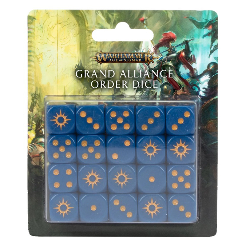 戰鎚 WARHAMMER AOS 陣營骰子 死亡 秩序 混亂 戰錘 Age of Sigma Chaos dice