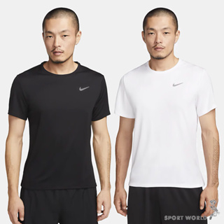 Nike 男裝 短袖上衣 排汗 黑/白【運動世界】DV9316-010/DV9316-100