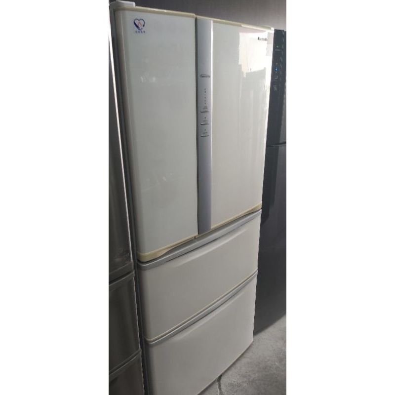 二手中古白色國際600公升4門變頻冰箱，型號NR-D70HEV，保固3個月，請詢問大戶藥師