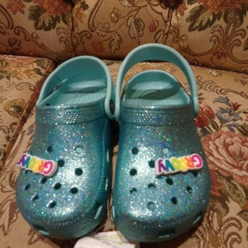 Crocs Classic Glitter Clog k 經典閃耀小克駱格 童鞋 洞洞鞋 亮粉 206993