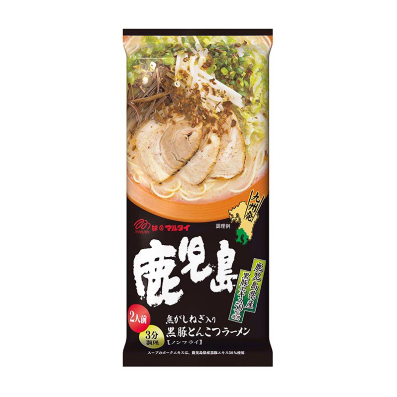 MARUTAI丸太 鹿兒島黒豚骨拉麵 185g【Donki日本唐吉訶德】