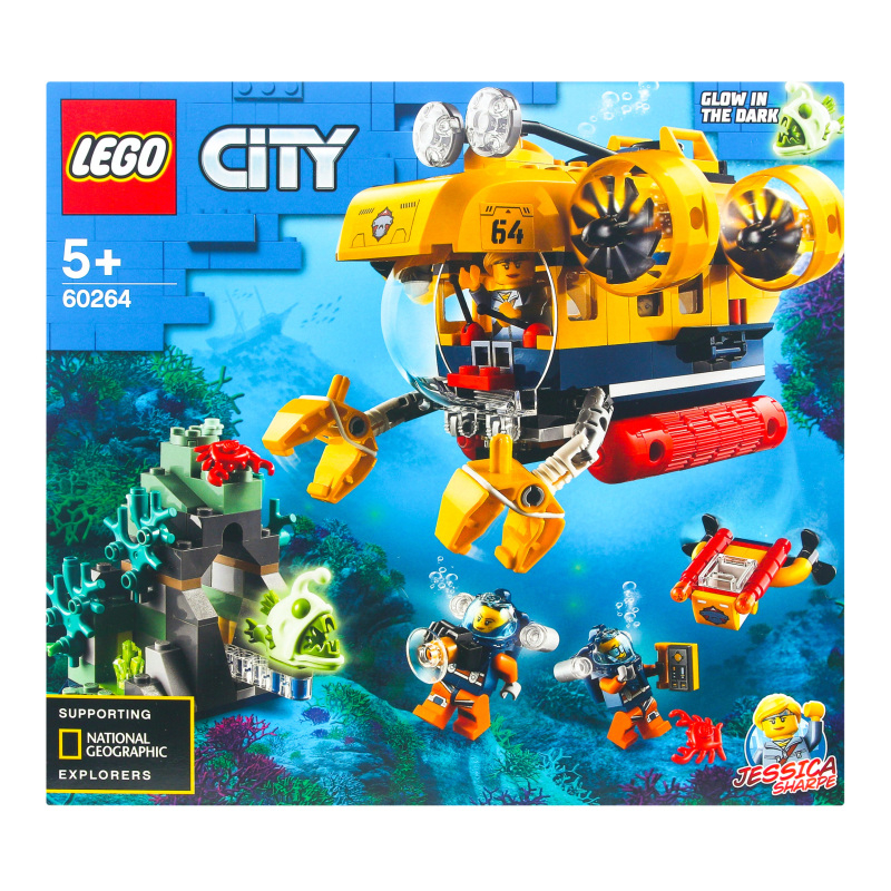 LEGO City-海洋探索潛水艇【貓老闆青菜舖】LEG60264
