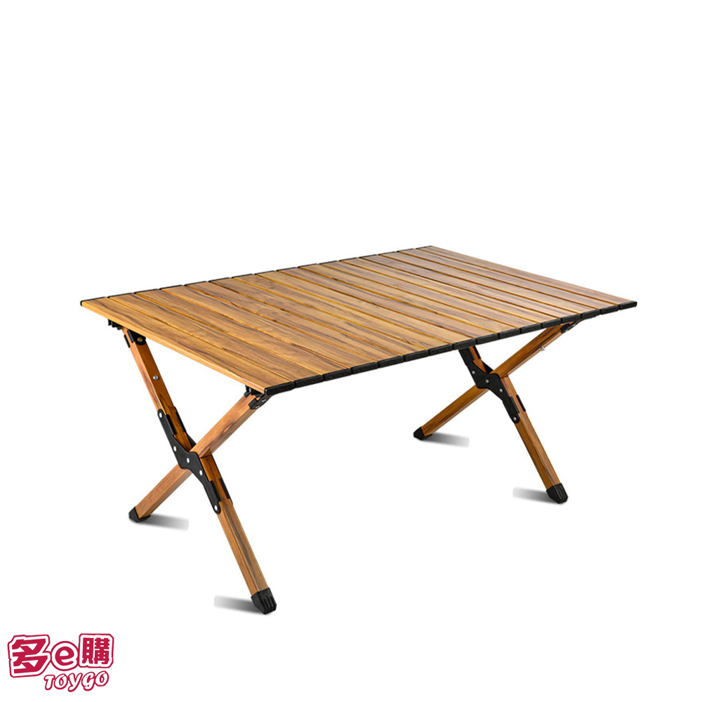 60cm輕量木紋蛋捲桌/折疊桌/露營桌/野餐桌
