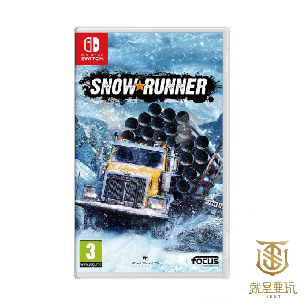 【就是要玩】現貨 NS Switch 雪地奔馳 中文版 SNOW RUNNER 冰雪奔馳 冰地奔馳 貨車 卡車