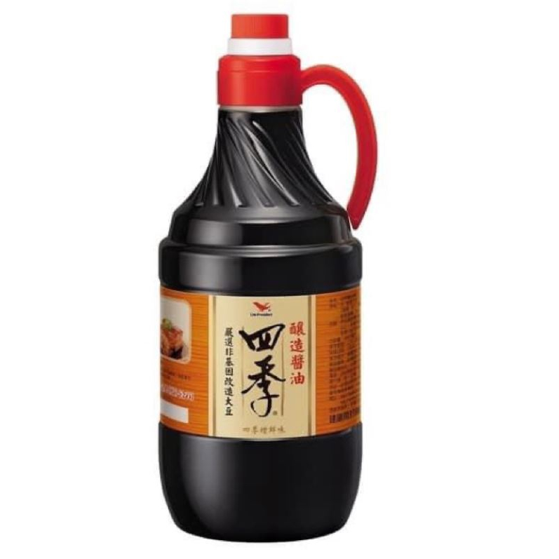 【激省四館】統一四季釀造醬油1600ml（超取3瓶）