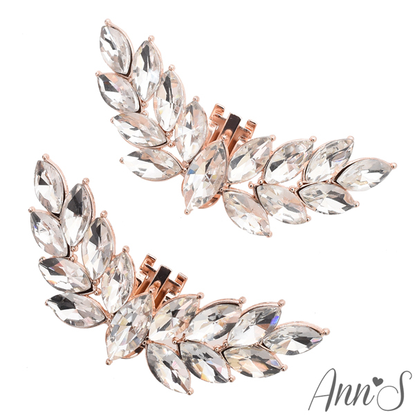 Ann’S幸福羽翼金色鑽石-鞋扣鞋夾配飾