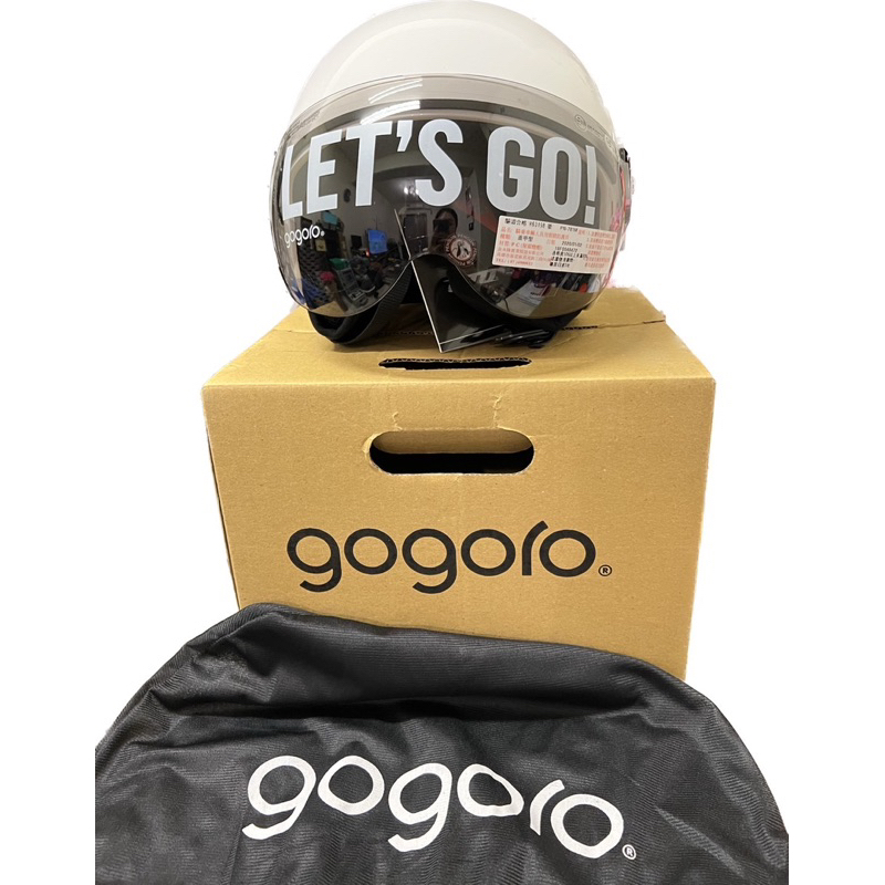 全新正品 Gogoro 原廠安全帽 都市漫遊 白色L號 gogoro安全帽