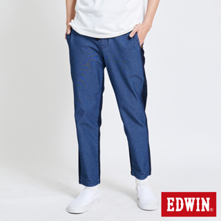 EDWIN 男款 JERSEYS 迦績 PLUS+ 透氣EJ6工作褲(石洗綠)