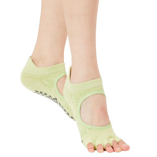 【Clesign】Toe Grip Socks 瑜珈露趾襪 - 春夏新色 - Viridity