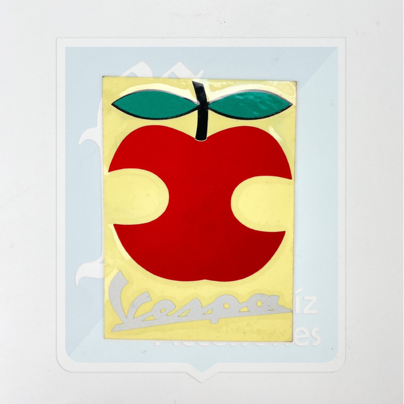 Vespa 偉士牌 50s 透明水貼 風格 貼紙 Chi Vespa mangia le mele