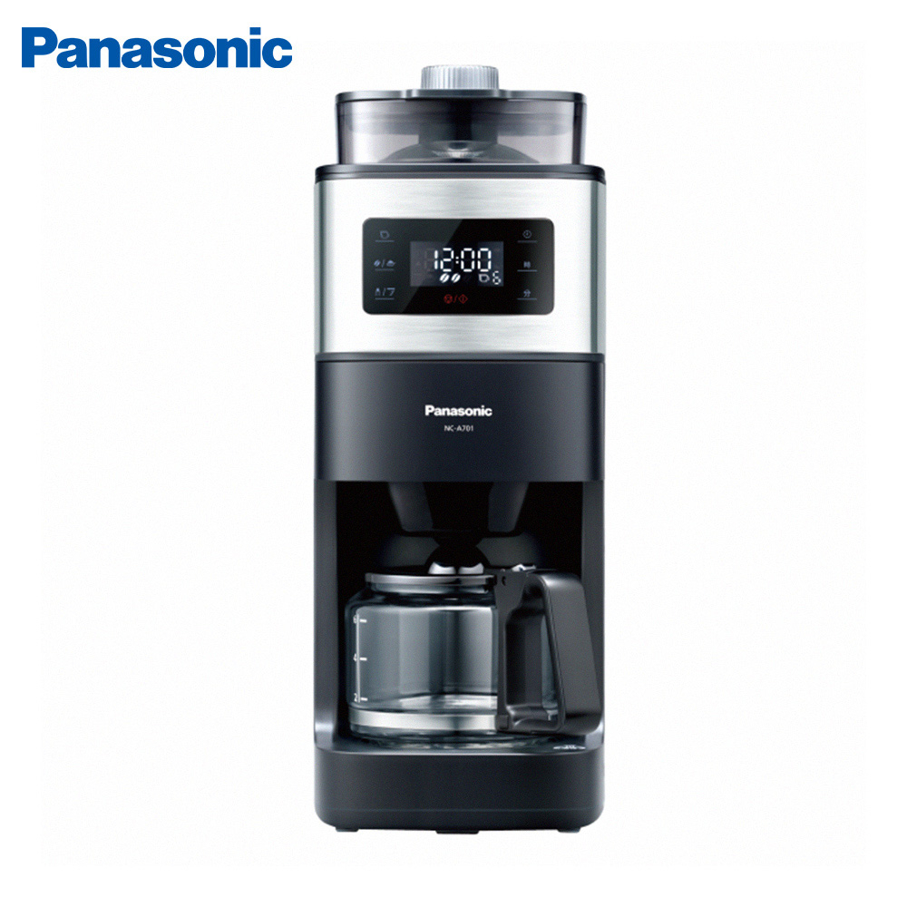 Panasonic 國際牌 全自動雙研磨美式咖啡機(6人份) NC-A701