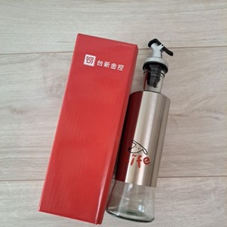 全新-臺新- 時尚不鏽鋼玻璃調味罐。廚房用品