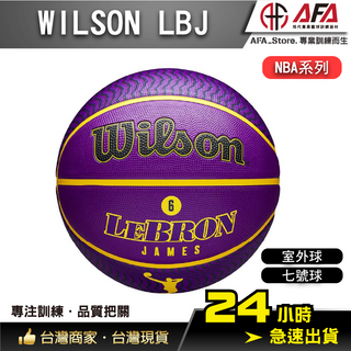 【AFA台灣現貨】Wilson Nba Lebron 湖人 籃球 7號 耐磨 橡膠 詹姆士 NBA球員系列 室外球