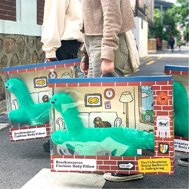 韓國代購🇰🇷｜馬上出貨🔥🔥｜ joguman studio 韓國文創 玩具 公仔 迷你抱枕 靠墊恐龍大娃娃