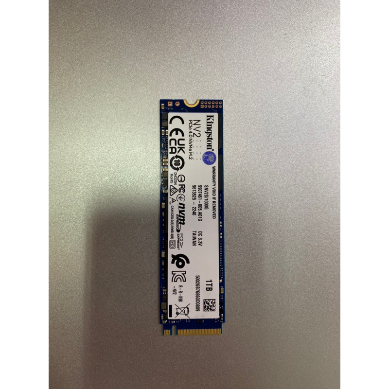 售M.2 PCIE 4.0 SSD 1TB (二手良品）