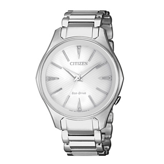 【CITIZEN 星辰】LADY'S 簡約俐落時尚腕錶 EM0597-80A 37mm 現代鐘錶