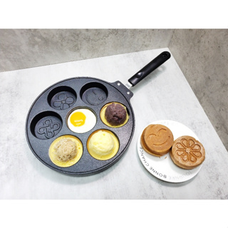 [樸樂烘焙材料] 三箭牌 WY-025 六孔紅豆餅烤盤 紅豆餅 車輪餅 烤盤