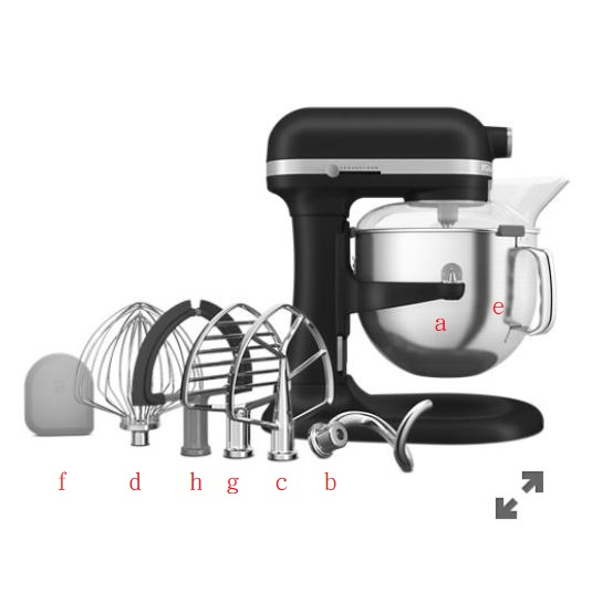 山姆代購 KitchenAid攪拌機 8Qt 7Qt 不銹鋼配件 全新品 霧黑色