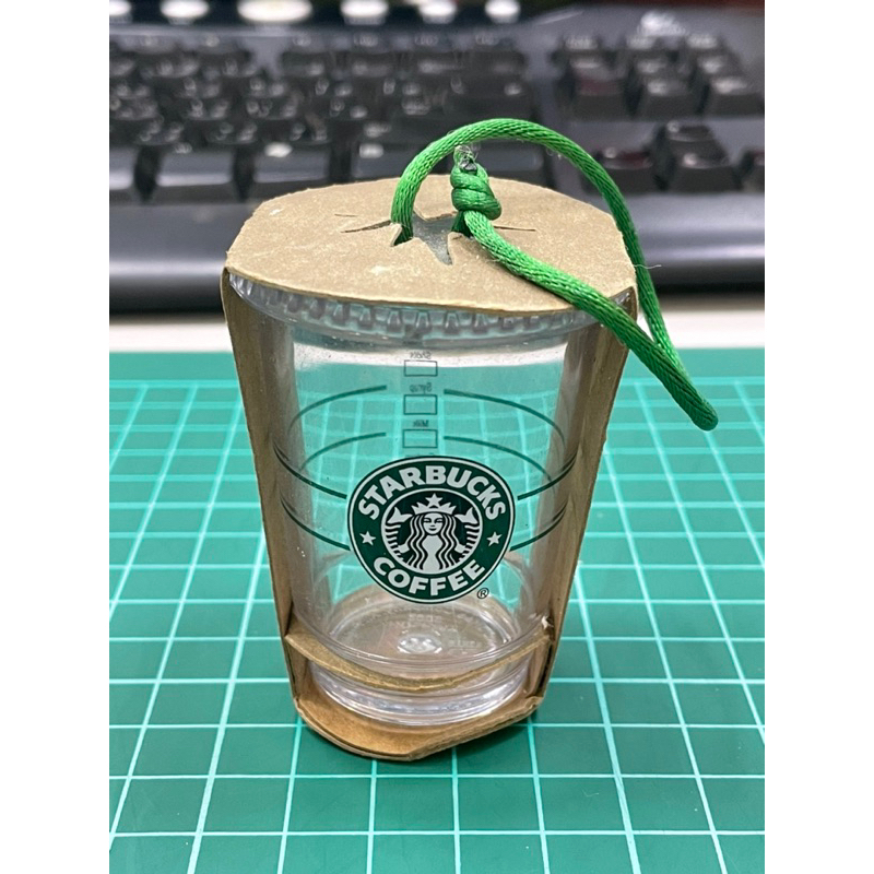 Starbucks cold cup ornament 星巴克 LOGO透明飲料杯造型裝飾 吊飾 模型(可以接受面交)