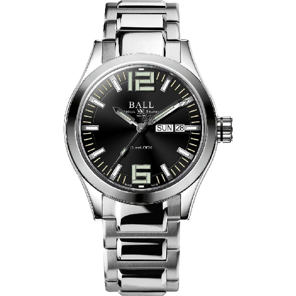 BALL 波爾錶Engineer II  NM2026C-S12A-BK 黑面鋼帶機械腕錶 黑面/40mm