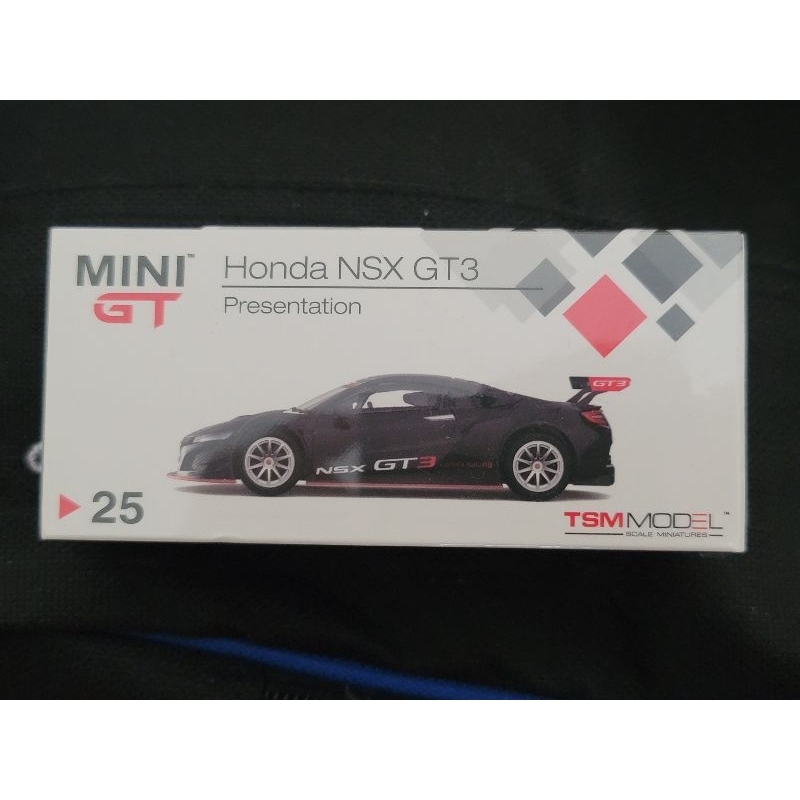 全新絕版 初代盒 MINI GT 1/64 Honda NSX GT3 #25