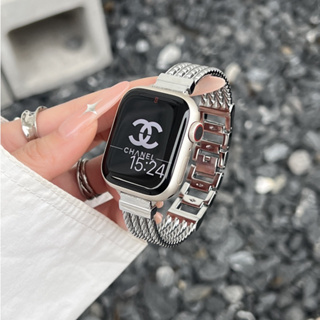 ［Moon] Apple Watch錶帶S8/S7/SE不鏽鋼錶帶 S6手錶帶 41MM 45MM金屬錶帶44mm