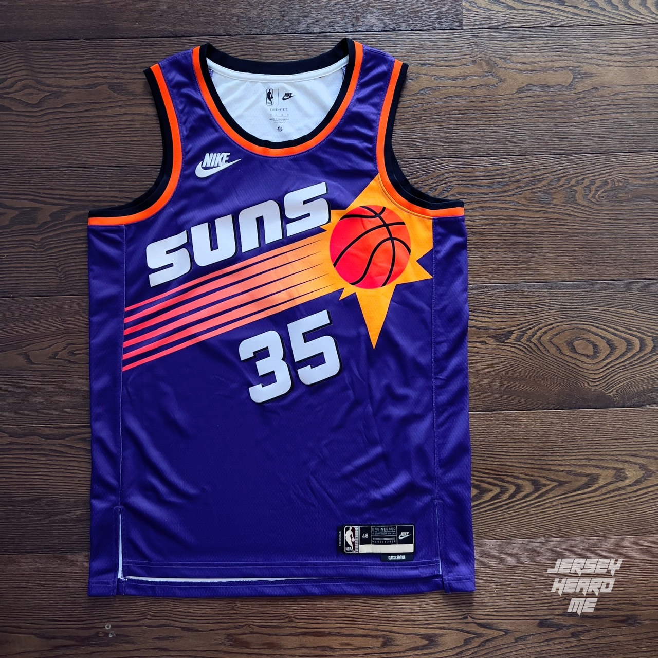 【球衣藏家】Kevin Durant KD 22-23 Suns HWC 杜蘭特 紫太陽 復古 球迷版 NBA 球衣
