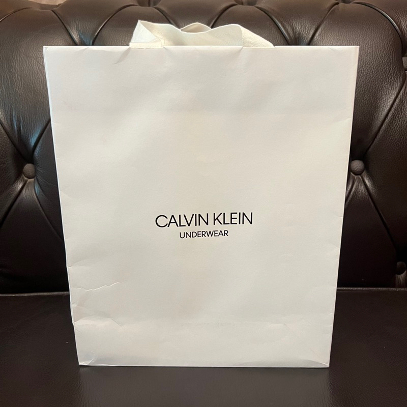 CALVIN KLEIN 卡文克萊 正版名牌紙袋/禮物袋/禮品袋/手提袋/購物袋/精品袋/收納袋/包材